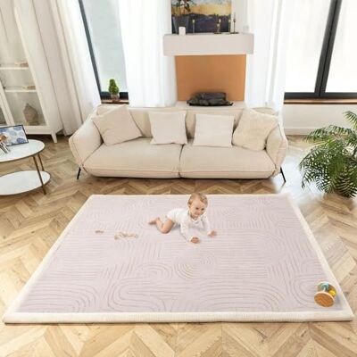 Hakuna Matte Tappeto Neonato 200x150x2,5cm, Giardino Zen Morbido Bambini con high density foam – Tappeto per Gattonare Neonato Antiscivolo – Tappeto Bambini, Tatami, Hakuna Matte Tappeto Neonato 200x150x2,5cm, Giardino Zen Morbido Bambini con high density foam – Tappeto per Gattonare Neonato Antiscivolo – Tappeto Bambini, Tatami,