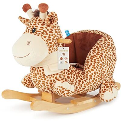 BIECO Giraffa a Dondolo in Peluche, per Bambini, a Partire da 1 Anno BIECO Giraffa a Dondolo in Peluche, per Bambini, a Partire da 1 Anno