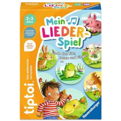 Ravensburger tiptoi -Gioco di Canzoni, Gioco di Movimento per Bambini dai 2 Anni in su, Colore Bianco, Ravensburger tiptoi -Gioco di Canzoni, Gioco di Movimento per Bambini dai 2 Anni in su, Colore Bianco,