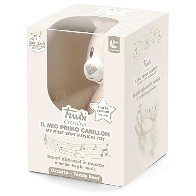 Trudi Orso Carillon Cremino Avorio Peluche regalo per Natale e Compleanno, Animali di peluche 26x30x11 cm taglia S Cremino modello 28172 Trudi Orso Carillon Cremino Avorio Peluche regalo per Natale e Compleanno, Animali di peluche 26x30x11 cm taglia S Cremino modello 28172