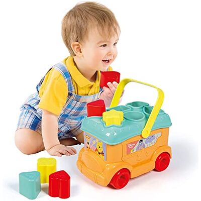 Clementoni Winnie The Pooh Bus Inserimento Forme, Multicolore, 17282 Clementoni Winnie The Pooh Bus Inserimento Forme, Multicolore, 17282