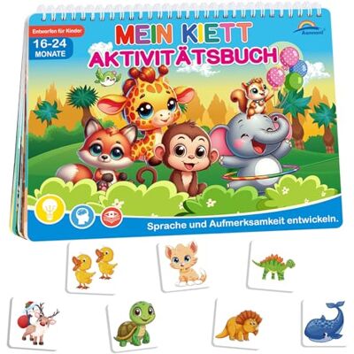 Aannanl Libro Montessori Interattivo,Giochi da Viaggio Bambini 2 3 4 Anni Busy Book Con Adesivi in Velcro Adatto all'uso in Auto, in Aereo,in Ristorante,Libro Sensoriale Riutilizzabili,Regalo Educa Aannanl Libro Montessori Interattivo,Giochi da Viaggio Bambini 2 3 4 Anni Busy Book Con Adesivi in Velcro Adatto all'uso in Auto, in Aereo,in Ristorante,Libro Sensoriale Riutilizzabili,Regalo Educa
