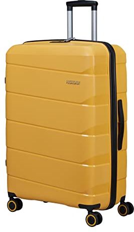 American Tourister Air Move Spinner L, Valigetta e Trolley, Giallo (Sunset Yellow), L (75 cm 93 L)