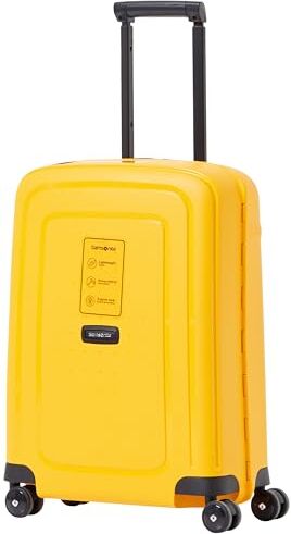 Samsonite S'Cure Spinner S bagaglio a mano, giallo miele., 55/20, Bagaglio a mano