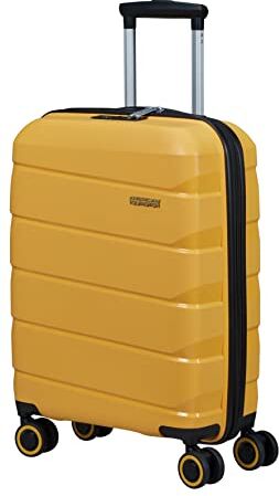 American Tourister Air Move Spinner S, Valigetta e Trolley, Giallo (Sunset Yellow), S (55 cm 32.5 L)