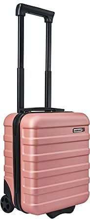 Cabin Max Anodo 24L TwinWheel 40x30x20cm Wizz Air Easyjet Valigia Trolley Cabina Sottosella (Oro Rosa, 40 x 30 x 20 2 Ruote)