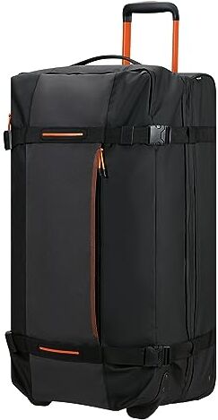 American Tourister , Borse da viaggio, Unisex Adulto, L (78.5 cm 116 L), Black (Black/Orange)