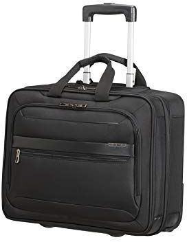 Samsonite , Vectura Evo Cartella Con 2 Ruote 17 3 Pollici 46 Cm 27 5 L Nero (Black) Uomo, Cartella con ruote 17.3 pollici cm 27.5 L