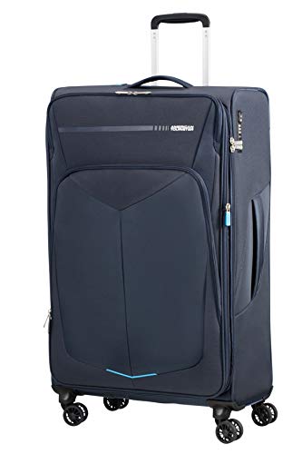 American Tourister Spinner, Spinner L EXP (79 cm 109.5/119 L), Blu (Navy)