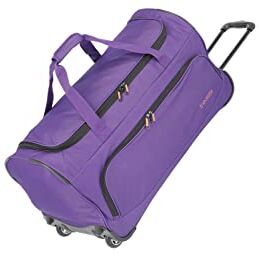 travelite trolley da viaggio a 2 ruote dimensione L, serie di valigie BASICS FRESH: borsa da viaggio morbida con ruote in design sportivo, 71 cm, 89 litri