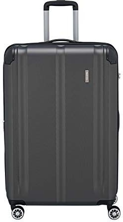 travelite CITY 4w Trolley, Bagaglio a mano, 77 cm, Grigio (Antracite)