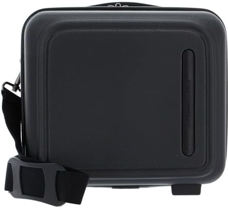 Mandarina Duck Logoduck + Beauty Case, Accessori Da Viaggio Custodia Per Trucchi Unisex, Nero (Black), 28.5x26.5x16.5 LxHxW