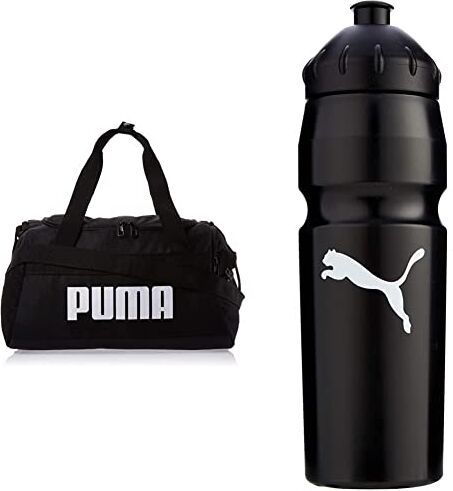 Puma Challenger Duffel Bag Xs, Borsone Unisex Adulto, Nero, Taglia Unica & New, Bottiglia Acqua Unisex-Adulto, Nero (Black-White), Taglia Unica, 0.75 lt, sintetica