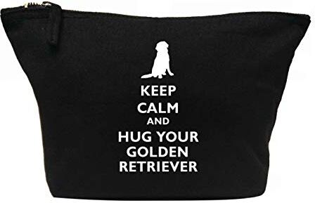 Creative Flox Beauty case creativo con scritta"Keep Calm Hug Golden Retriever