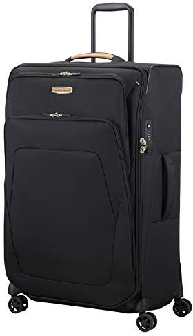 Samsonite Spark Sng Eco Spinner L, Valigia Espandibile, 79 cm, 124/140 L, Nero (Eco Black)