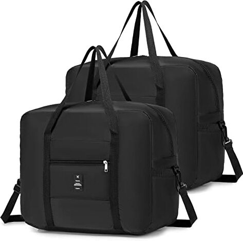 BKAZV 2X Bagaglio a Mano easyJet 45x36x20 Borsa da Viaggio Pieghevole Nylon Impermeabile Borsone da Viaggio a Spalla Borsa per Weekend Borsone Palestra Borsa per Trolley