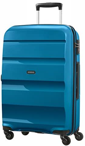 American Tourister Bon Air Spinner M, Valigia, 66 cm, 57.5 L, Blu (Seaport Blue)