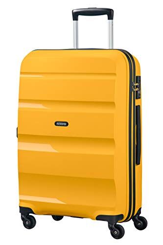 American Tourister Bon Air Spinner M, Valigia, 66 cm, 57.5 L, Giallo (Light Yellow)