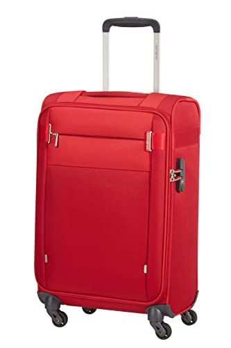 Samsonite Citybeat, Valigetta e Trolley, Rosso (Red), Spinner S (55 cm 35 L)