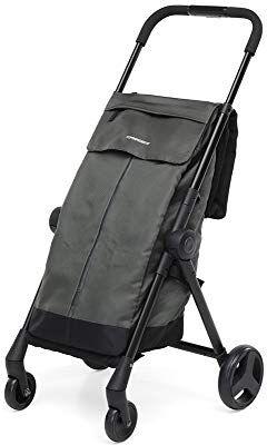 Foppapedretti Go Fast Carrello Portaspesa Pieghevole, Grey