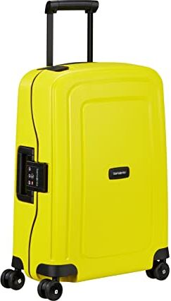 Samsonite S'Cure Spinner S Valigia a Mano, 55 cm, 34 L, Giallo (Lime)