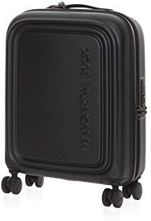 Mandarina Duck Logoduck + Trolley Cabin Exp, Nero (Black), 35x55x23/26(LxHxW)