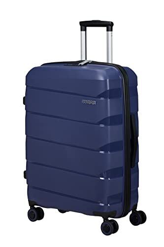 American Tourister Air Move Spinner M, Valigetta e Trolley, Blu (Midnight Nave), M (66 cm 61 L)