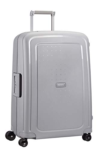 Samsonite S'Cure Spinner M Valigia a Mano, 69 cm, 79 L, Argento (Silver)