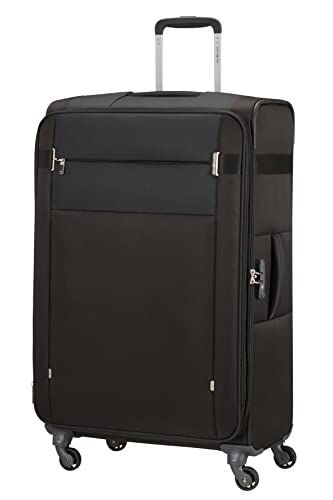 Samsonite Citybeat, Valigetta e Trolley, Nero (Black), Spinner L EXP (78 cm 105/113 L)