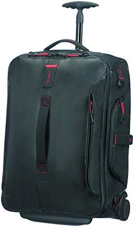 Samsonite Paradiver Light Borsone/Zaino con 2 ruote S, 55 cm, 51 L, Nero (Black)