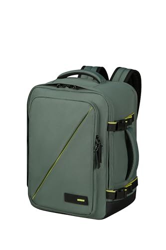 American Tourister Take2Cabin Borsa per cabina Wizz Air, 30 x 20 x 40 cm, 26,5 l, 0,60 kg, bagaglio a mano, zaino aereo S/M Underseater, verde (Dark Forest), Verde (Dark Forest), Rucksack S/M 40 cm,