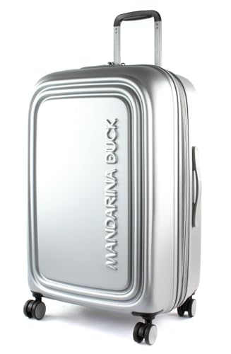 Mandarina Duck Logoduck + Trolley Medium Exp, Argento (Silver), 45x69x32/35(LxHxW)
