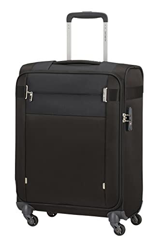 Samsonite Citybeat, Valigetta e Trolley, Nero (Black), Spinner S (55 cm 35 L)