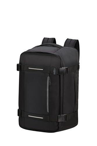 American Tourister Urban Track Zaino da viaggio, 55 cm, 44 l, colore: Nero (Asfhalt Black), Nero (Asphalt Black), Reise-Rucksack S (55 cm 44 L), Borse da viaggio