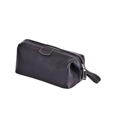 Pall Mall Barbers - Since 1896 Deerskin Leather Wash bag nero Black