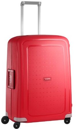 Samsonite S'Cure Spinner M Valigia a Mano, 69 cm, 79 L, Rosso (Crimson Red)