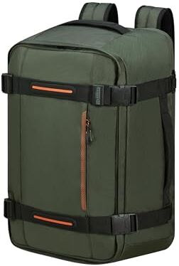 American Tourister Urban Track Zaino da viaggio, 55 cm, 44 l, colore: Verde (Dark Khaki), Verde (Dark Khaki), Reise-Rucksack S (55 cm 44 L), Borse da viaggio