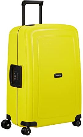 Samsonite S'Cure Spinner M Valigia a Mano, 69 cm, 79 L, Giallo (Lime)