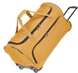 travelite trolley da viaggio a 2 ruote dimensione L, serie di valigie BASICS FRESH: borsa da viaggio morbida con ruote in design sportivo, 71 cm, 89 litri