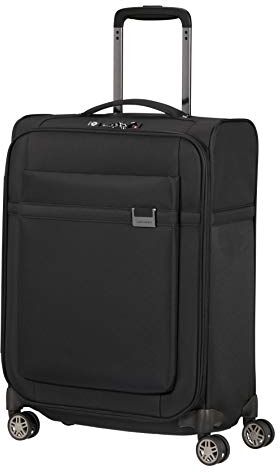 Samsonite Airea, Bagagli- Bagaglio a mano, Unisex Adulto, Nero (Black), Spinner S (55 cm 41 L)