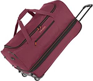 travelite 2 ruote trolley borsa da viaggio taglia L con piega ad espansione, serie bagagli BASICS: morbida con ruote con volume extra, 70 cm, 98 litri (espandibile a 119 litri)