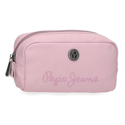 Pepe Jeans Corin Beauty case rosa 17 x 9 x 6,5 cm Poliestere e PU by Joumma Bags, Rosa, Taglia unica, Trousse
