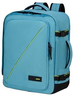 American Tourister Take2Cabin Borsa per cabina EasyJet 36 x 20 x 45 cm, 38 l, 0,70 kg, bagaglio a mano, zaino aereo M Underseater, blu (Breeze Blue), Blu (Breeze Blue), Rucksack M 45 cm, Bagaglio a