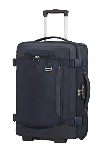 Samsonite Midtown Borsone con 2 ruote, 55 cm, 43 L, Bu (Dark Blue)