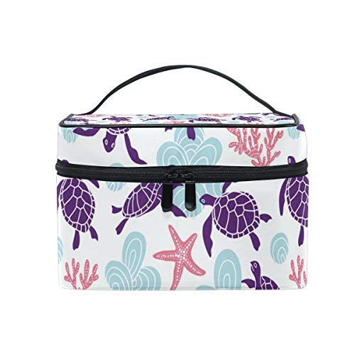 hengpai Beauty case da viaggio con fenicottero blu Multicolore 3 Taglia unica