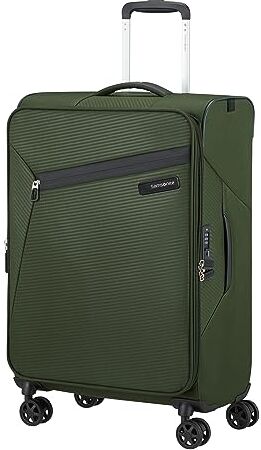 Samsonite Litebeam Spinner M, Valigia Espandibile, Verde (Climbing Ivy), M (66 cm 24 L)