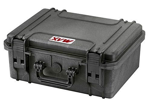 MAX Cases valigetta Vuota a Tenuta Stagna, Ermetica per Trasportare e Proteggere Apparecchiature e Materiali Sensibili, 380H160, Dimensioni Interne 380 x 270 x 160 mm