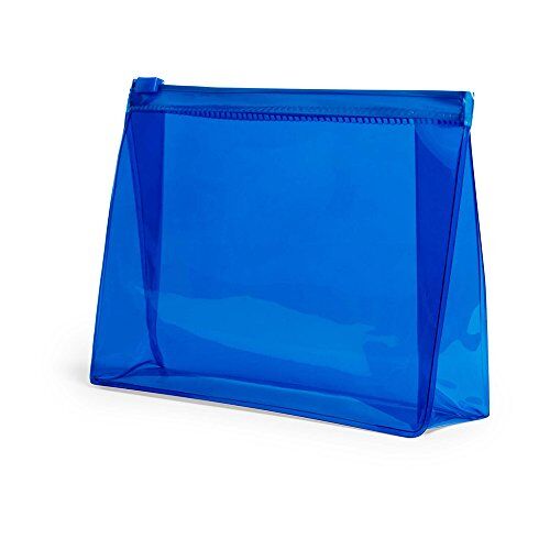 eBuyGB Trousse da Viaggio per liquidi e Articoli da toeletta, in PVC, plastica, Blue, Confezione da 5