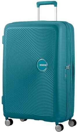 American Tourister Soundbox Spinner L Espandibile Bagaglio a Mano, Spinner L (77 cm 110 L), Verde (Jade Green)