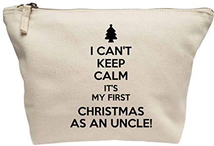 Creative Flox Beauty case creativo con scritta"Keep Calm Christmas Uncle